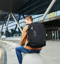 Travel Bag at the airport